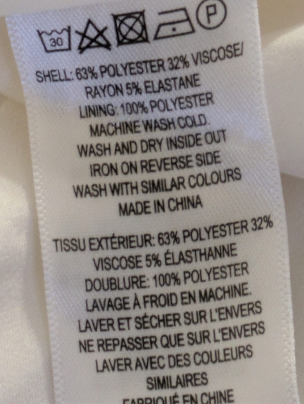 French Connection Cream Mini Dress Size 0 - Picture 10 of 10
